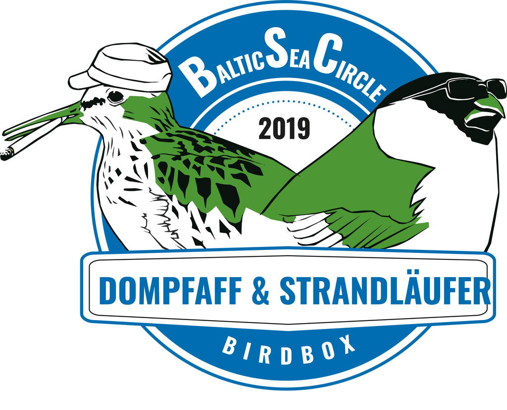 Logo, Team Dompfaff und Strandläufer, Baltic Sea Circle 2019