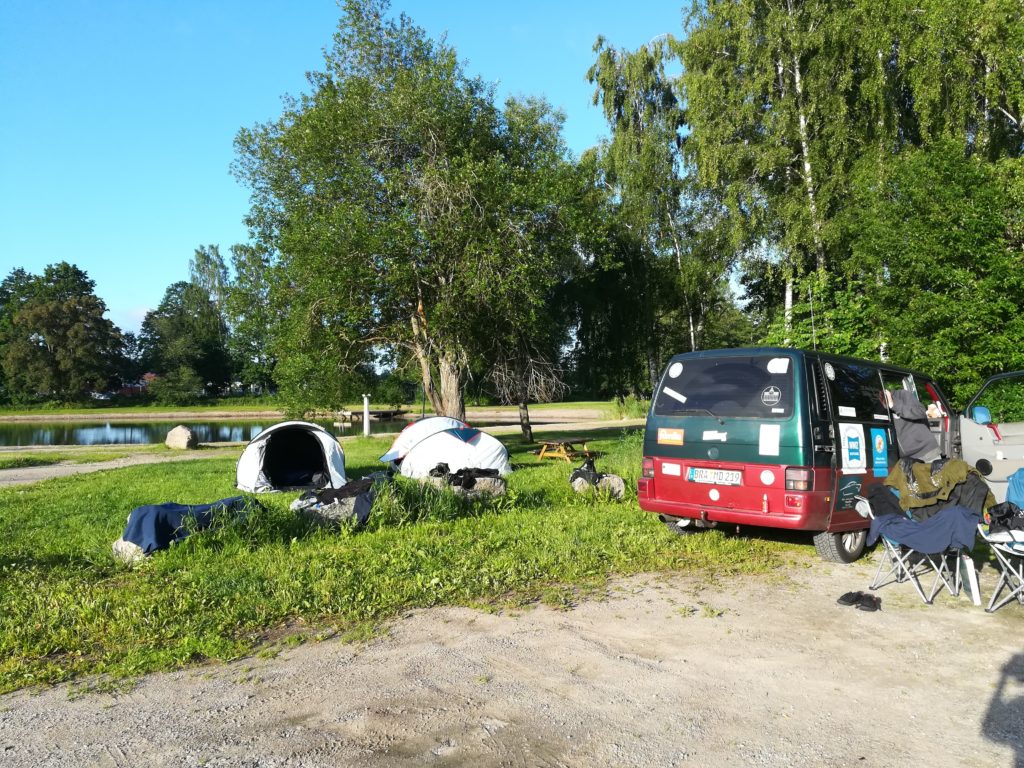 Schweden ,Baltic Sea Circle 2019, camping