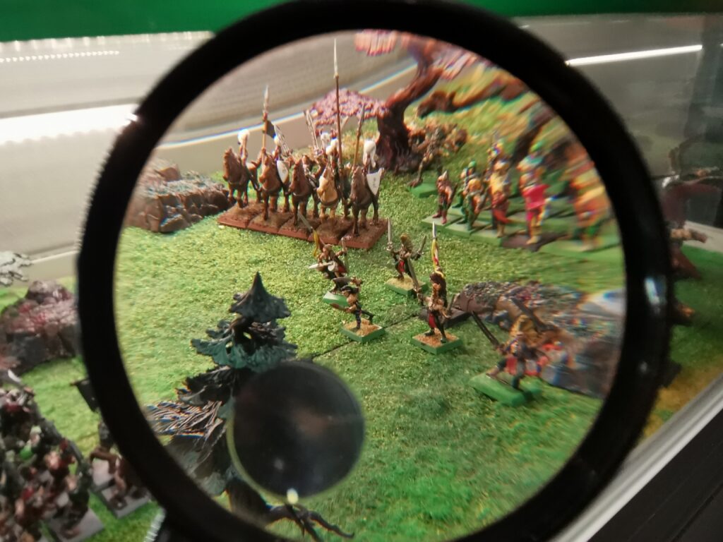 Warhammer-Szenerie unter der Lupe
